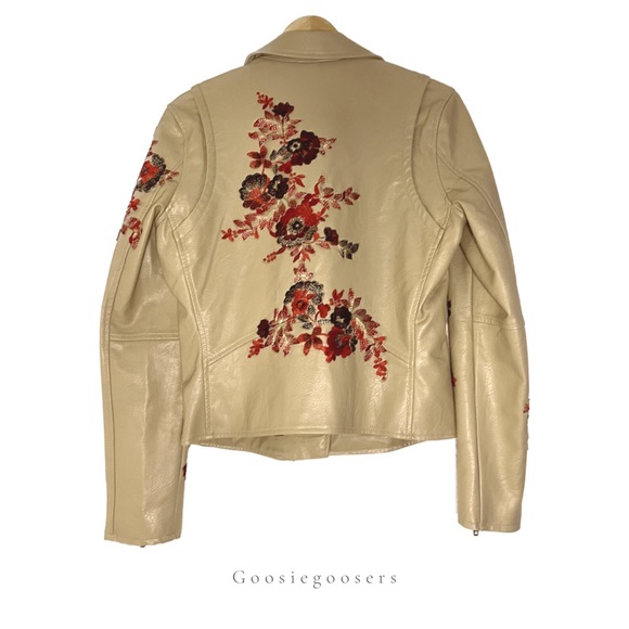 BLANK NYC Wildflower Vegan Leather Jacket - Size S - Picture 2 of 6